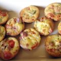 Muffins apéritif façon pizza, Recette Ptitchef
