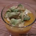 Gaspacho de mangue à l'avocat