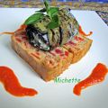 Pain de tomates du jardin, roulé d'aubergine[...]
