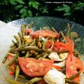 Salade de haricots verts frais à la paysanne