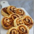 Palmiers au pesto rosso, pignons et basilic,[...]