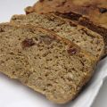 Pain à la farine de châtaigne et aux raisins[...]