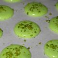 Macarons pistache en mode croûtage...