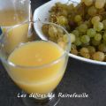 Jus de raisins blancs à l'orange