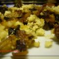 Crumble aux courgettes et aux oignons