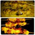 Brochettes de poulet satay