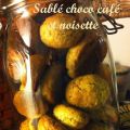 Boule sablée choco café et noisette