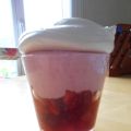 Une autre variante de trifle : fraise,[...]