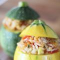 Courgettes farcies végétariennes - vegan