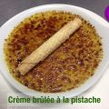 Crème brûlée à la pistache