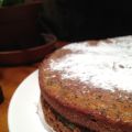 Gâteau à l'avocat et au pavot.