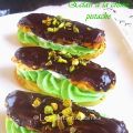 Eclair à la crème pistache