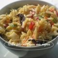 SALADE D’ORZO ET DE POIVRONS RÔTIS