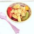 Salade de fruits au gingembre au crumble