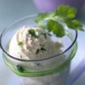 Crème glacée à la coriandre