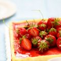 Cheesecake au yaourt et aux fraises