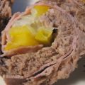 Roulade de boeuf, jambon et fromage