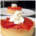 Tarte et tartelettes aux fraises