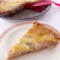 Tarte aux poires, framboise et crème d'amande