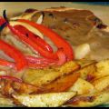 Sous-marins au boeuf sauce au poivre