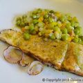 Petits pois à la française saumon à la plancha[...]