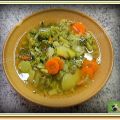 Soupe, brocoli - carotte - poireau, non mixée