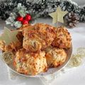 Biscuits moelleux pomme, cheddar et oignon rouge