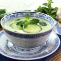 Potage aux concombres