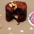 Coeurs coulants aux 2 chocolats