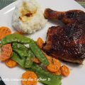 Cuisses de poulet à la moutarde, au miel et au[...]