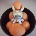 Un dessert fait avec amour en forme de coeur,[...]