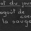 Ragoût de coeur de boeuf à la sauge.