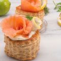 Mini vols-au-vent aux fruits de mers