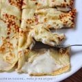 Crêpes champignons, fromage et béchamel