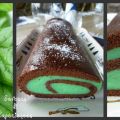 Bûche Chocolat & Crème à la Menthe Fraîche