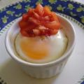 Oeuf cocotte au chèvre et aux lardons, Recette[...]