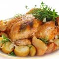 Poulet au four et pommes de terre -[...]