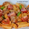 Saucisse et penne sauce tomate, Recette Ptitchef