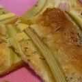 Tarte Rhubarbe et Romarin