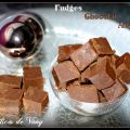 Fudges chocolatés à la pâte d'arachide