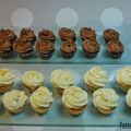 Cupcakes chocolat blanc et chocolat au lait