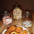 Rochers à la noix de coco et coeur au chocolat
