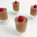 Mousse chocolat au lait, framboises et spéculoos
