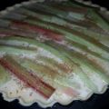 Elle à l'air bonne ta tarte à la rhubarbe