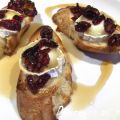 Croûtons de chèvre chaud aux canneberges et à[...]
