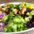 Salade Tex- Mex au Poulet  Vinaigrette d’Avocat