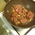 Sang de porc sauté comme en Thailande.