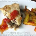 Tourtière sans viande aux pois chiches et aux[...]