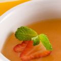 Soupe glacée au melon