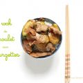 wok de poulet aux courgettes